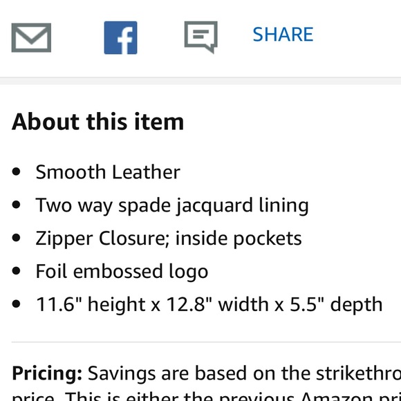 NWOT KATE SPADE MEDIUM JANIE TOTE - Picture 5 of 6